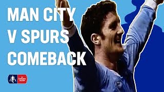 Manchester Citys Unforgettable FA Cup Comeback  Tottenham 34 Man City  FA Cup [upl. by Ahsai]