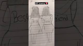 Best friend drawing bestfriendforever drawing art yohmeharshit [upl. by Euf]