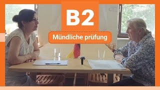 Mündliche Prüfung telc B2 2022 German Speaking Test Level B2الامتحان الشفوي في اللغة الألمانية [upl. by Aniuqahs]