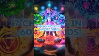 Full Chakra Activation in 60 Seconds chakras meditation yoga [upl. by Eidassac]