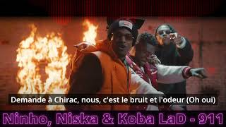 Ninho Niska amp Koba LaD  911  Remix chanter par IA [upl. by Jahdai603]