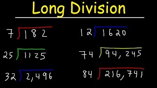 Long Division Made Easy  Examples With Large Numbers [upl. by Rimas]