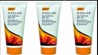 Assure Sun Defence SPF 30 Review in Hindi [upl. by Ecnerol]