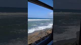 Beach View from the Train to Maradana [upl. by Nomrej]