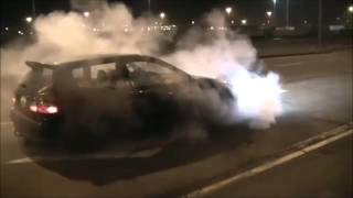 Turbo Civic EG Relentless Burnout [upl. by Steck]