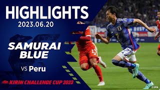 【ハイライト】日本代表vsペルー代表｜2023620 パナソニック スタジアム 吹田 キリンチャレンジカップ2023 [upl. by Sugihara137]