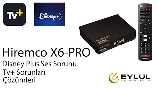 Hiremco X6PRO Disney Ses Sorunu ve Tv Sorunu Güncellemesi [upl. by Kcaj]