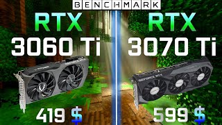 Geforce RTX 3060 Ti vs RTX 3070 Ti Test in 8 Games  1080p 1440p 2160p [upl. by Neelra]