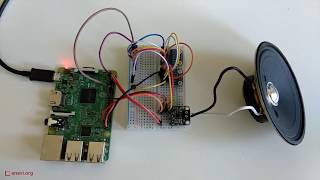 Smart Speaker with Volumio Raspberry Pi 3 and Adafruit MAX98357 [upl. by Ardekal104]