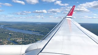 Norwegian Boeing 737800 HELRVN [upl. by Nosimaj]