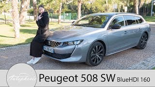 2019 Peugeot 508 SW BlueHDI 160 GTLine Fahrbericht  Schön aber auch praktisch  Autophorie [upl. by Aisat]