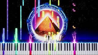 Stargate Theme by David Anorld MIDI Mockup [upl. by Macfadyn]