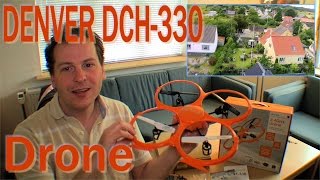 Unboxing DENVER DCH330 Drone review and play  204 [upl. by Blanca209]