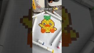 🍍Cute Pixel art ideas🐤 pixelartideas pixelarttutorial pixelart pixel art MoriahElizabeth [upl. by Alboran]