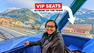 Goldenpass Panoramic VIP Seats  Most Unique Train In Switzerland [upl. by Alcina629]