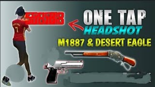 1v1 challenge m1887 and desert eagle headshot 🔥😱ffviral freefire fvideogaming [upl. by Gati]