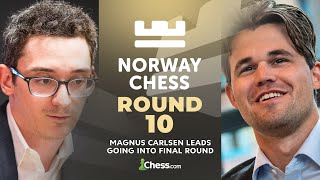 DECIDER Can Magnus Win It All Or Will Fabiano amp Hikaru Spoil It For Him Norway Chess 2024 Rd 10 [upl. by Retseh598]