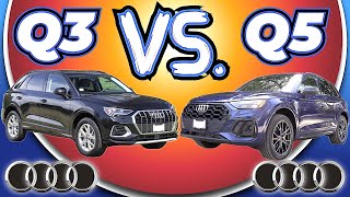 Audi Q3 VS Audi Q5 comparison  Which one is right for you [upl. by Yslehc814]