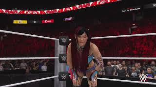 WWE2K24 RAW QUALITY MITB KAIRI SANE vs KIANA JAMES vs IYO SKY [upl. by Hcirdla904]