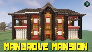 Building a MANGROVE MANSION HOUSE in Minecraft  TUTORIAL [upl. by Nnitsuj]