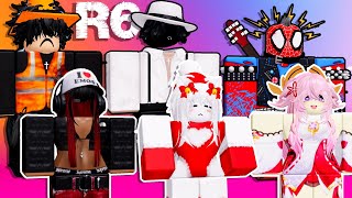 20 Roblox R6 Trending Avatar Outfits for Evade [upl. by Ellertal]