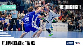 Highlights VfL Gummersbach  THW Kiel [upl. by Tdnerb]