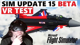 MSFS SIM UPDATE 15 BETA VR BOOST  Nvidia Driver 55152 TESTED  HP Reverb G2 Varjo Aero Pimax [upl. by Maggs]