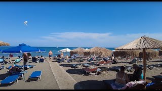 Faliraki Beach  Rhodes Greece 4k Ultra HD 60fps [upl. by Ahsinid279]