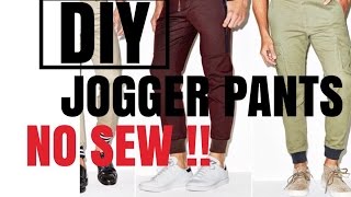 How to turn your pants into Jogger Pants [upl. by Fantasia654]