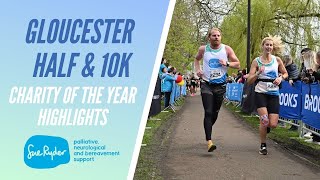 Gloucester Half amp 10K 2024  charity of the year highlights [upl. by Adnic656]