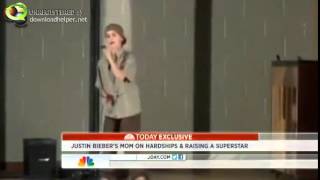 Justin Biebers Mom Pattie Mallette On NBC Today Show [upl. by Adnim]