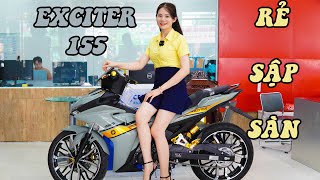 YAMAHA Exciter 155 VVA 2022  Giá xe Exciter 155 quot Hạ Mạnh quot [upl. by Latonia]