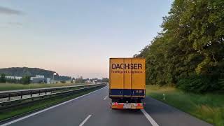 Von Parsberg im Convoy nach Deggendorf Ums Eck nach Hengersberg laden Holz für Kärnten [upl. by Latonia231]