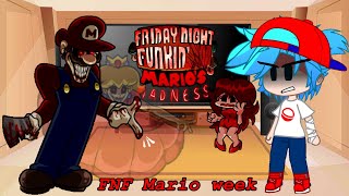 🩸🔪FNF react to Mario Madness V2🔪🩸 fnf fnfreacts gacha fnfsoftreact fnaf [upl. by Hennahane509]