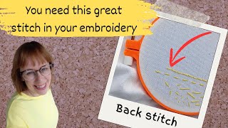 Learn Back stitch A Quick and Easy Tutorial [upl. by Marcella]