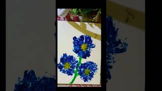 Satisfying Flower painting shorts [upl. by Eikcid]