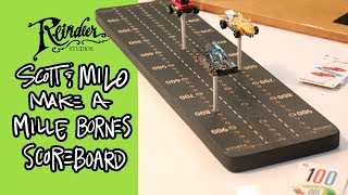 Mille Bornes Card Game Scoreboard Scoresheet [upl. by Eelnayr700]