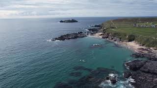 Paddleboarding at Godrevy Beach Cornwall [upl. by Haraf]