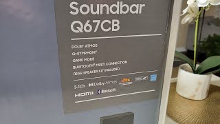 Samsung Soundbar Q67CB Review [upl. by Amorita]