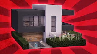 Minecraft How To Build A Small Modern House Tutorial 21 [upl. by Barling]