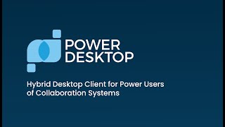 Prosperoware PowerDesktop  Hybrid Desktop Client for Power Users of Collaboration Systems [upl. by Lieno]