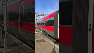 Frecciarossa 1000 in Partenza dalla Stazione di CivitacastellanaMagliano dopo apertura del Segnale [upl. by Onairam]