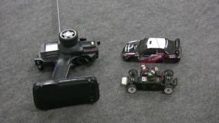 Kyosho MiniZ AWD Subaru runs on track [upl. by Adrial]