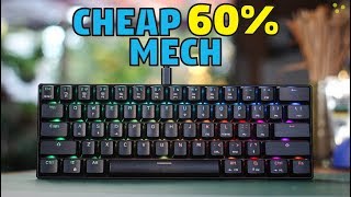 Motospeed CK61 RGB Mechanical Keyboard  Unboxing amp Review [upl. by Munt]