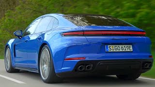 2025 Porsche Panamera 4S E Hybrid in Lugano Blue  Exhaust Sound Active Ride Suspension and Design [upl. by Rather22]