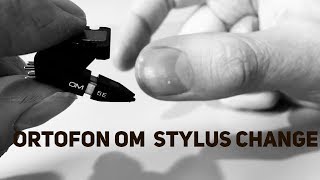 Ortofon OM5E Stylus Replacement [upl. by Eiznekcam]