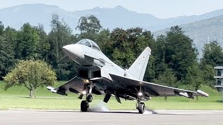 Eurofighter Typhoon 🇩🇪 am ZigAirMeet 2023 ganzes Display Flugshow 4K HDR [upl. by Erfert]