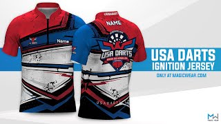 USA Darts Ignition Jersey  Ready Design [upl. by Noreht884]