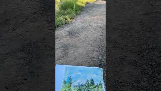 Painting a watercolor in plein air [upl. by Earleen208]