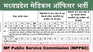 MPPSC Medical Officer Recruitment 2024  Medical Officer Vacancy 2024 mppsc medical officer salary [upl. by Jardena485]